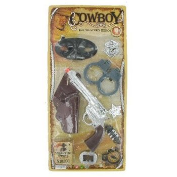Nagy Cowboy Játék Készlet Kartonon (6 db)