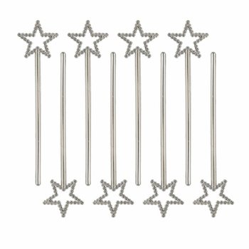 Csillagos varázspálca, 17 cm (1 csomag, 8 db)