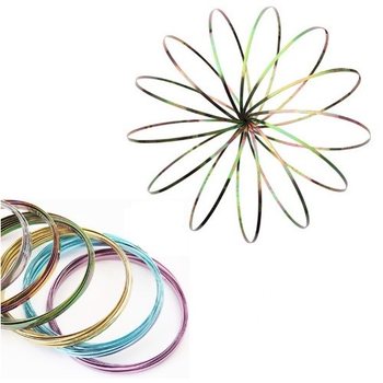 **RAGE 2018** Magic Rings / Flow Rings - Kinetikus 3D Magic Ring - MULTI COLOR | K&Aacute;RTY&Aacute;N (10 db)