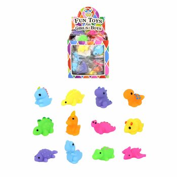 SQUISHY DINOSZAURUSZOK ZSÁKBAMACSKÁHOZ - DISPLAY (96 db)