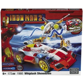 MEGA BLOKS Iron Man 2 Whiplash Showdown Játékkészlet - 1980