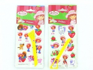 D&ouml;rzs&ouml;lős matrica / Transzfer matrica Strawberry Shortcake (24 db)