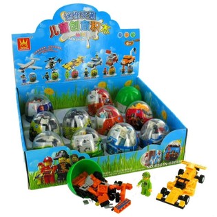 BRICKS &Eacute;P&Iacute;TŐKOCK&Aacute;K MEGLEPET&Eacute;S G&Ouml;MBBEN (12 db)