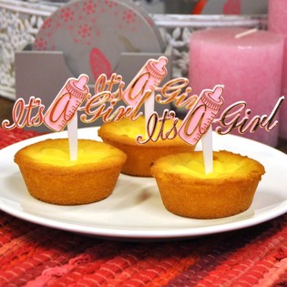 Sz&uuml;let&eacute;si Cupcake P&aacute;lcika - It's a Girl (12 db)