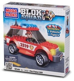 MEGABLOKS BLOK SQUAD TŰZOLT&Oacute; SUV - 2432 (2 db)