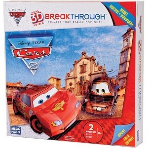 Megapuzzles Breakthrough 3D Verd&aacute;k 2 (Cars) - 50671AEG