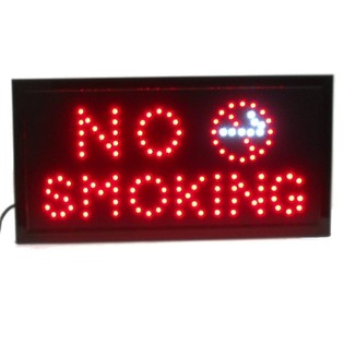 LED-es Rekl&aacute;mt&aacute;bla - NO SMOKING