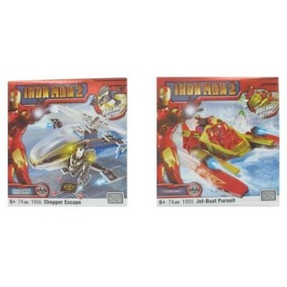 MEGABLOKS Iron Man 2 J&aacute;rmű &eacute;s Figura