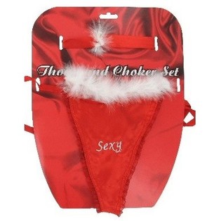 SZEXI TANGA &Eacute;S CHOKER K&Aacute;RTY&Aacute;N (12 db)