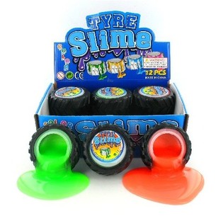 Slime gumiabroncsban (12 db)