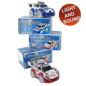 Bump & Go Rendőrs&eacute;gi Versenyaut&oacute; (2 db)
