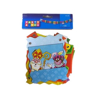 Sinterklaas Girlandok 160 cm (6 db) - Holland Mikul&aacute;s Dekor&aacute;ci&oacute;