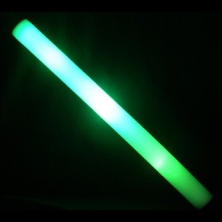 LED-es Vil&aacute;g&iacute;t&oacute; Szivacsr&uacute;d - Z&ouml;ld - 45 cm (17 db)