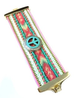 Luxus Sz&eacute;les Kark&ouml;tő Menta Ibiza Peace (1 db)