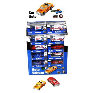 Die-Cast f&eacute;m j&aacute;rművek displayben (36 db)