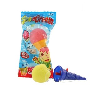 Mini Kilőhető Hab szivacs Fagylalt tasakban 10 cm (48 db)
