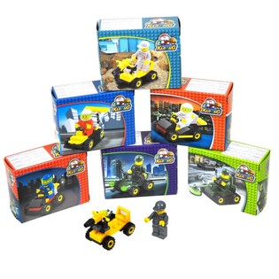 BRICKS &Eacute;p&iacute;tőkocka Aut&oacute;k (9 db-os)