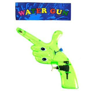 K&eacute;z alak&uacute; z&ouml;ld v&iacute;zipisztoly 22 cm (12 db)