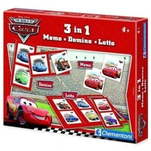 DISNEY PIXAR VERD&Aacute;K (CARS) 3 AZ 1-BEN T&Aacute;RSASJ&Aacute;T&Eacute;K - MEMO - DOMIN&Oacute; - LOTTO