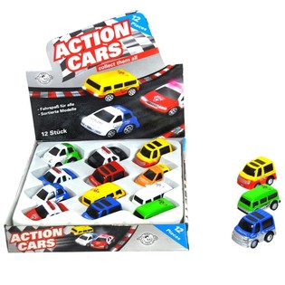 DIE CAST F&Eacute;M LENDKEREKES AUT&Oacute;K DISPLAY-BEN (12 db)