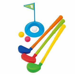 Luxus 9 r&eacute;szes gyermek golfk&eacute;szlet (5 db)