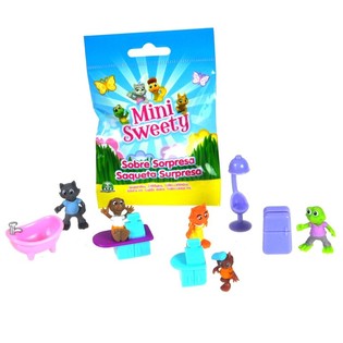 Mini Sweety Gyűjthető Figur&aacute;k Meglepet&eacute;s Tasakban (100 db)