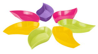 Zak! Designs Flora Lev&eacute;l Alak&uacute; Snack K&eacute;szlet, 7 r&eacute;szes (1 szett)