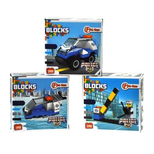 Bricks &Eacute;p&iacute;tőkock&aacute;k - Rendőrs&eacute;g Sorozat (11 db)