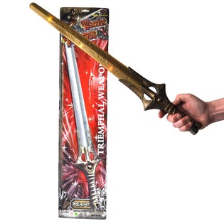 J&aacute;t&eacute;k kard f&eacute;nnyel &eacute;s hanggal k&aacute;rty&aacute;s kiszerel&eacute;sben - 66 cm (4 db)