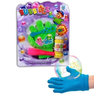 ***GADGET*** M&Aacute;GIKUS SZAPPANBUBOR&Eacute;K KESZTYŰVEL (12 db)