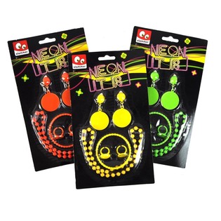 NEON &Eacute;kszer Szett K&aacute;rty&aacute;n (12 db)