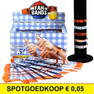 ***SZUPER OLCS&Oacute;*** FAN BANDS / HOLLAND KARK&Ouml;TŐK DISPLAY-BEN (160 db)