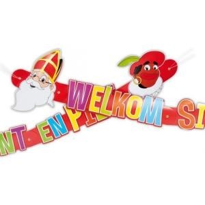 Sint &eacute;s Piet &Uuml;dv&ouml;zlő Girland 124 cm (12 db)