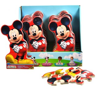 Disney Mickey Eg&eacute;r Clubhouse fa puzzle displayben (12 db)