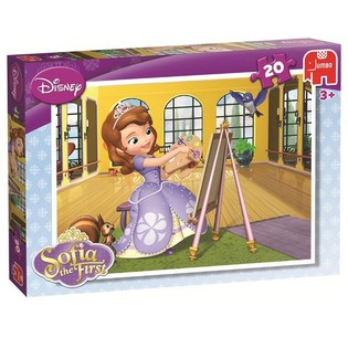 Jumbo Disney Sz&oacute;fia Hercegnő Fest&eacute;s K&ouml;zben Puzzle 20 darabos (6 db)