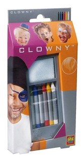 SES Clowny Arcfestő Kr&eacute;ta (6 sz&iacute;n) (1 db)