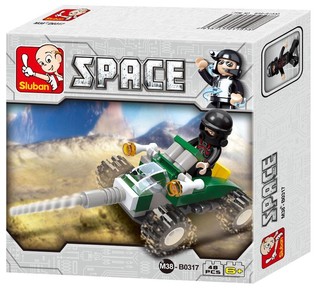 Sluban Space Vehicle M38-B0317 Űrj&aacute;rmű &Eacute;p&iacute;tőj&aacute;t&eacute;k (1 db)