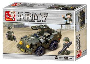 Sluban Katonai Jeep M38-B5800 &Eacute;p&iacute;tőj&aacute;t&eacute;k (1 db)