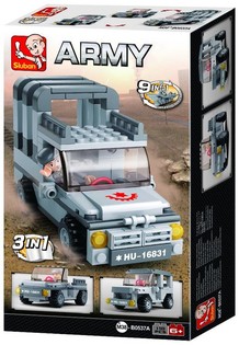 Sluban Jeep 3 az 1-ben M38-B0537A (1 db)