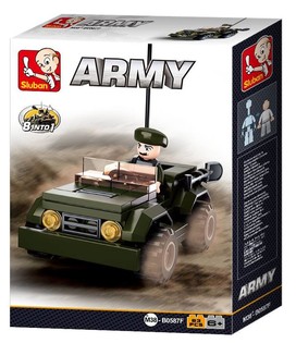Sluban 8 az 1-ben Jeep M38-B0587F (1 db)