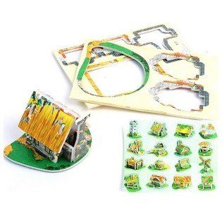 KIS 3D PUZZLE - H&Aacute;Z (48 db)
