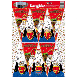 Sinterklaas ablakmatrica szett (12 db)