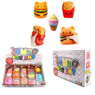JUMBO Squishy Display (12 db) - Illatos Stresszold&oacute; J&aacute;t&eacute;kok