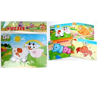 MIX &Aacute;LLATOS PUZZLE, 26x19 cm. (24 db)