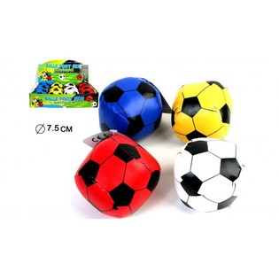 Vegyes Sz&iacute;nű Focilabd&aacute;k, 7,5 cm-es Display-ben (12 db)