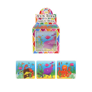 PUZZLE &ndash; SEA LIFE, 13 x 12 cm, KIJELZŐS DOBOZBAN (108 db)