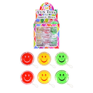 Vidám Smiley Jojó Display-ben (36 db)