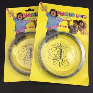 M&aacute;gikus Gyűrűk / Flow Rings - Kinetikus 3D M&aacute;gikus Gyűrű - MULTI COLOR | K&Aacute;RTY&Aacute;N (12 db)