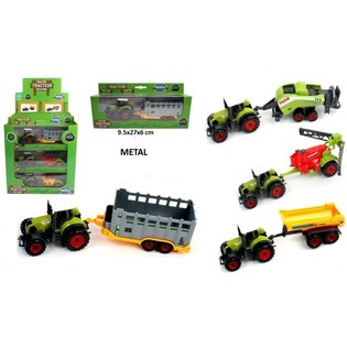DIE CAST TRAKTOR K&Eacute;SZLET DISPLAY-BEN (12 db)