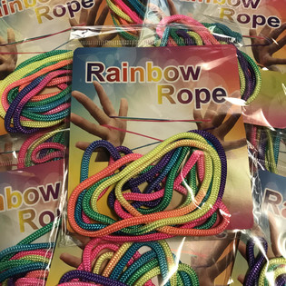 RAINBOW ROPE - T&ouml;bbsz&iacute;nű Sziv&aacute;rv&aacute;nyk&ouml;telek (12 db)